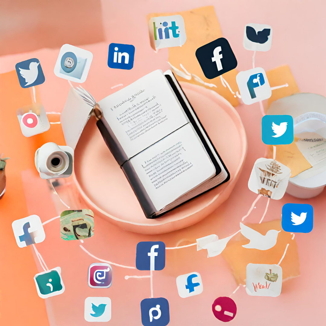 The Unseen Chapters: How Authors Craft Their Social Media Saga